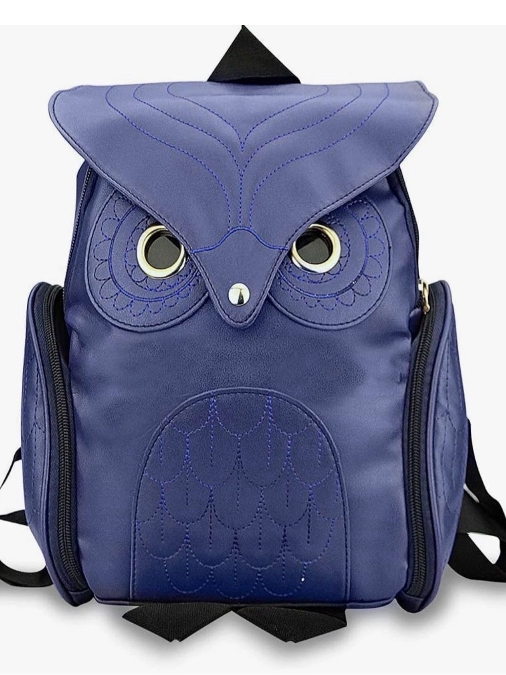 NEW w Tags Unique Navy Blue 3D Owl Mini Backpack By Dream Shanghai